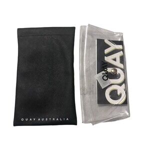 Quay Australia Two Sunglass Cases Black